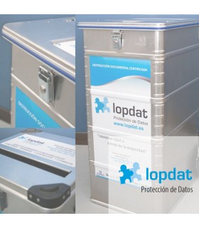 Recogida continua de contenedores de metal - Destrucción documental